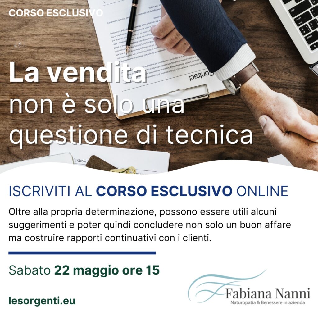 Corso vendita Fabiana Nanni